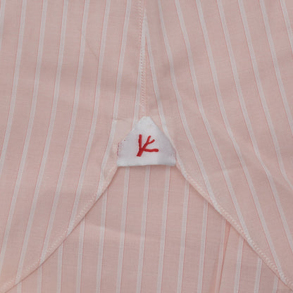 750$ ISAIA NAPOLI "Mix" Dress Shirt Pink Fine Lightwheight Cotton 16 - 41