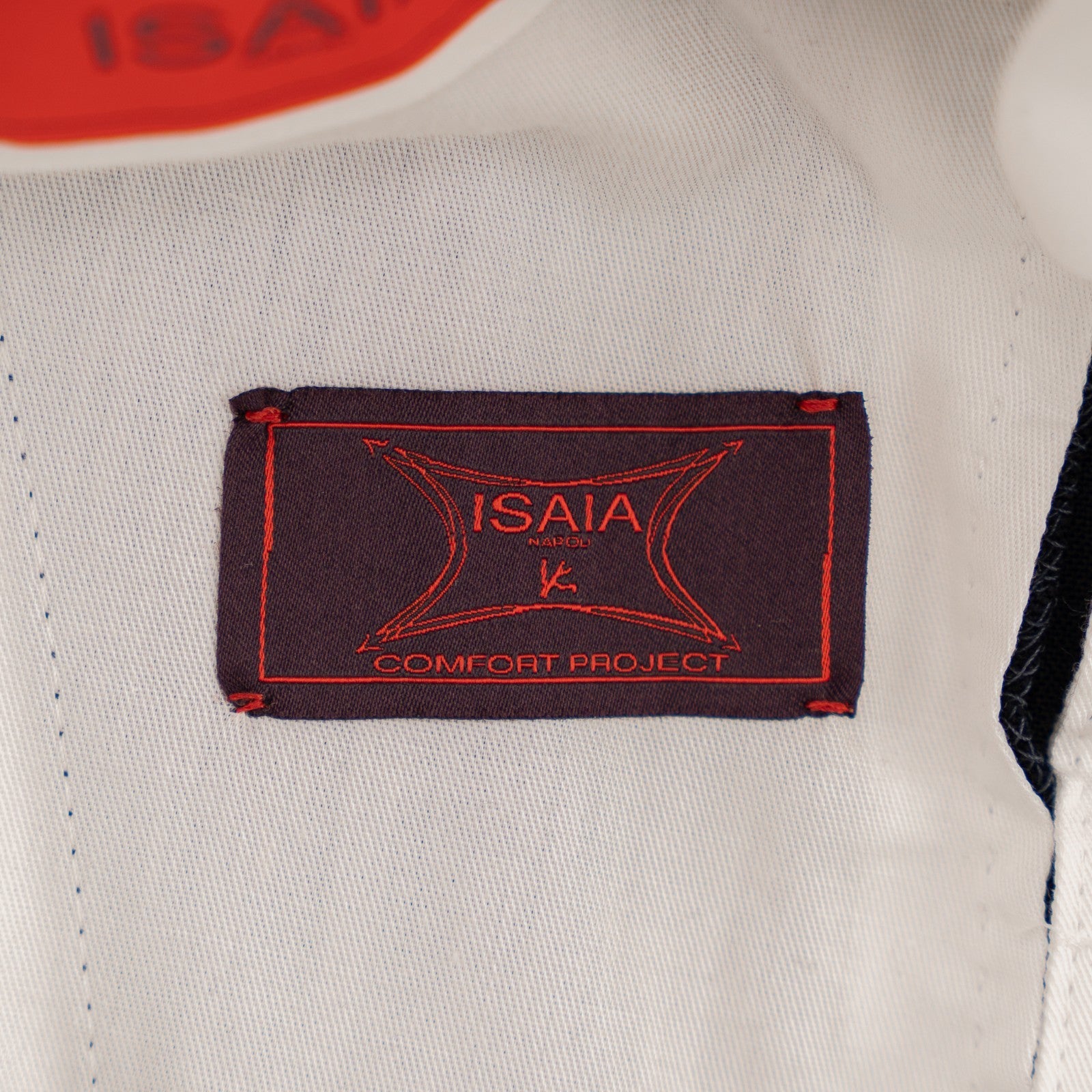 1550$ ISAIA Hand-Sewn Tapered Dress Pant Fine Wool Blue Midnight 40 US / 56 EU