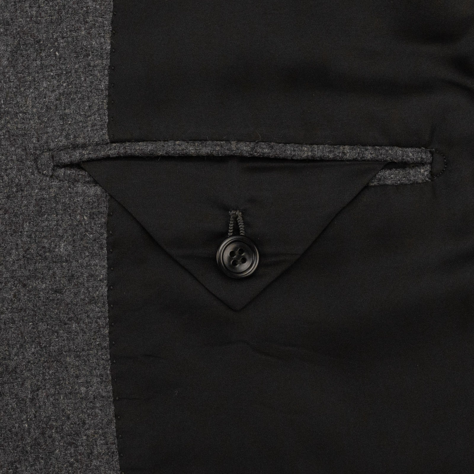 2750$ SARTORIO KITON Gray Handmade Jacket Sport Coat 100% Cashmere
