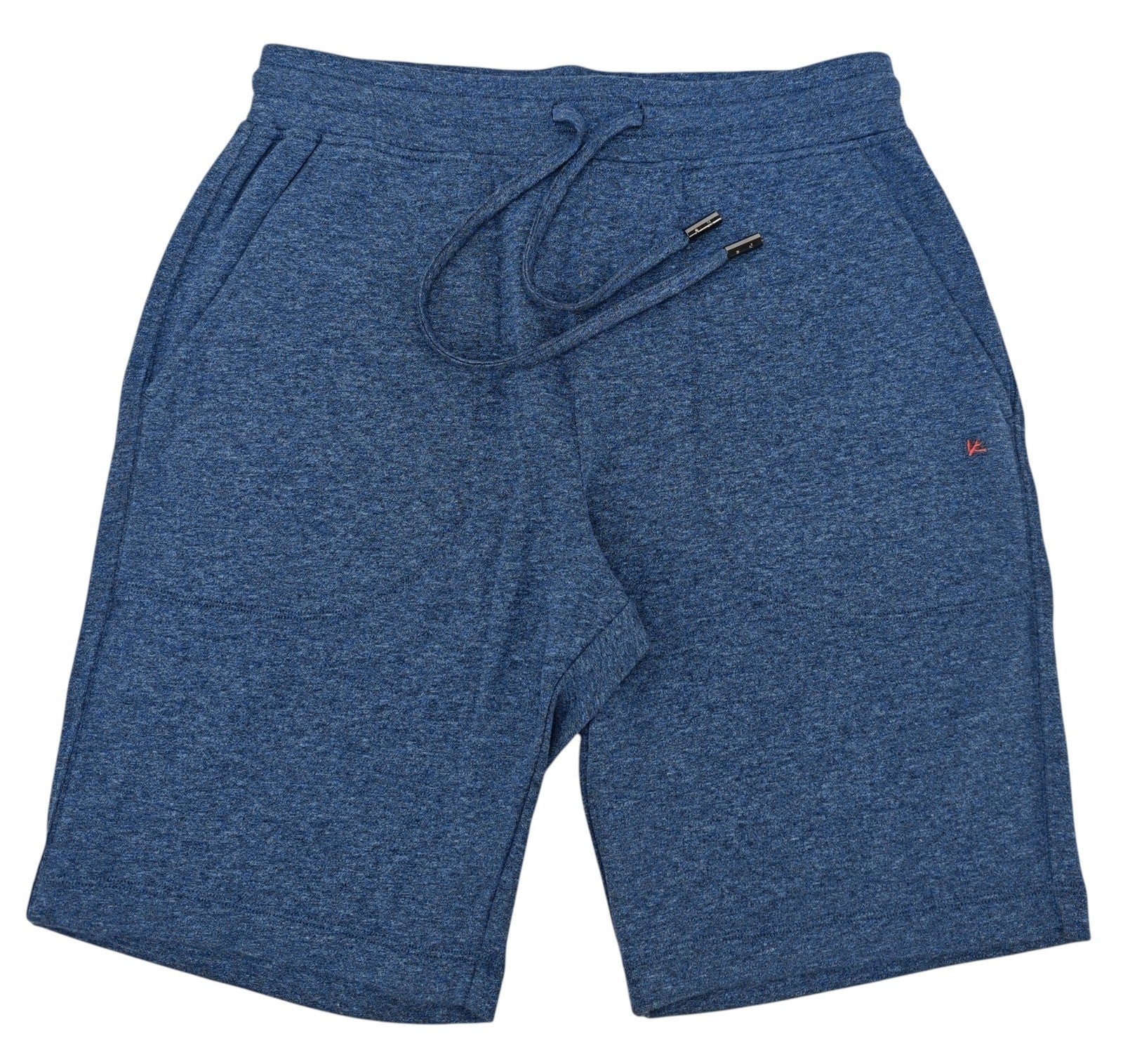 $2650 ISAIA NAPOLI Blue Zip Tracksuit Short Pant Jersey Silk - Cashmere Size M