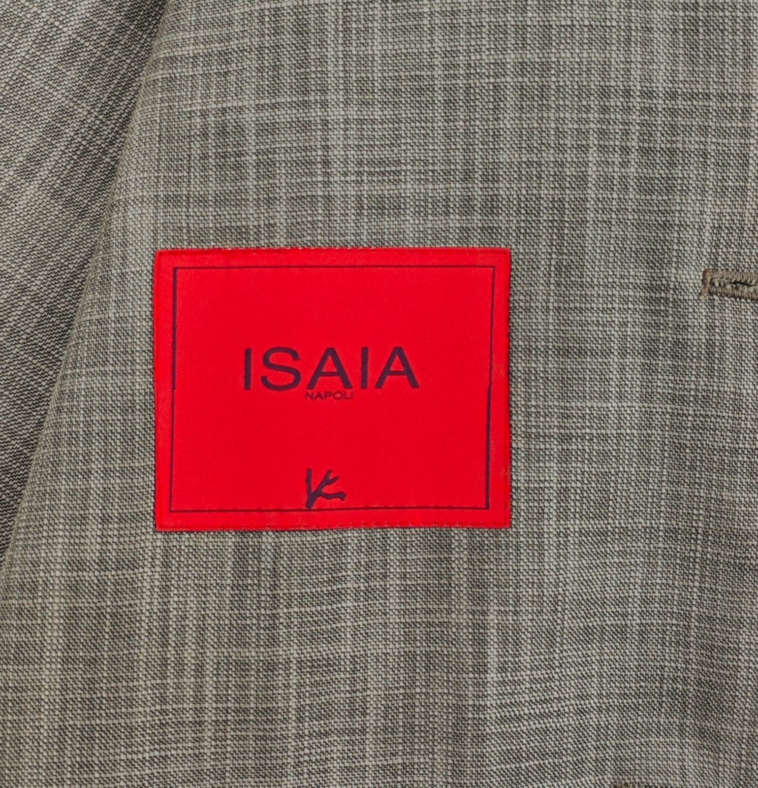 4800$ ISAIA NAPOLI Beige Sahariana Jacket Linen Cotton Wool 38 US / 48 EU 8R