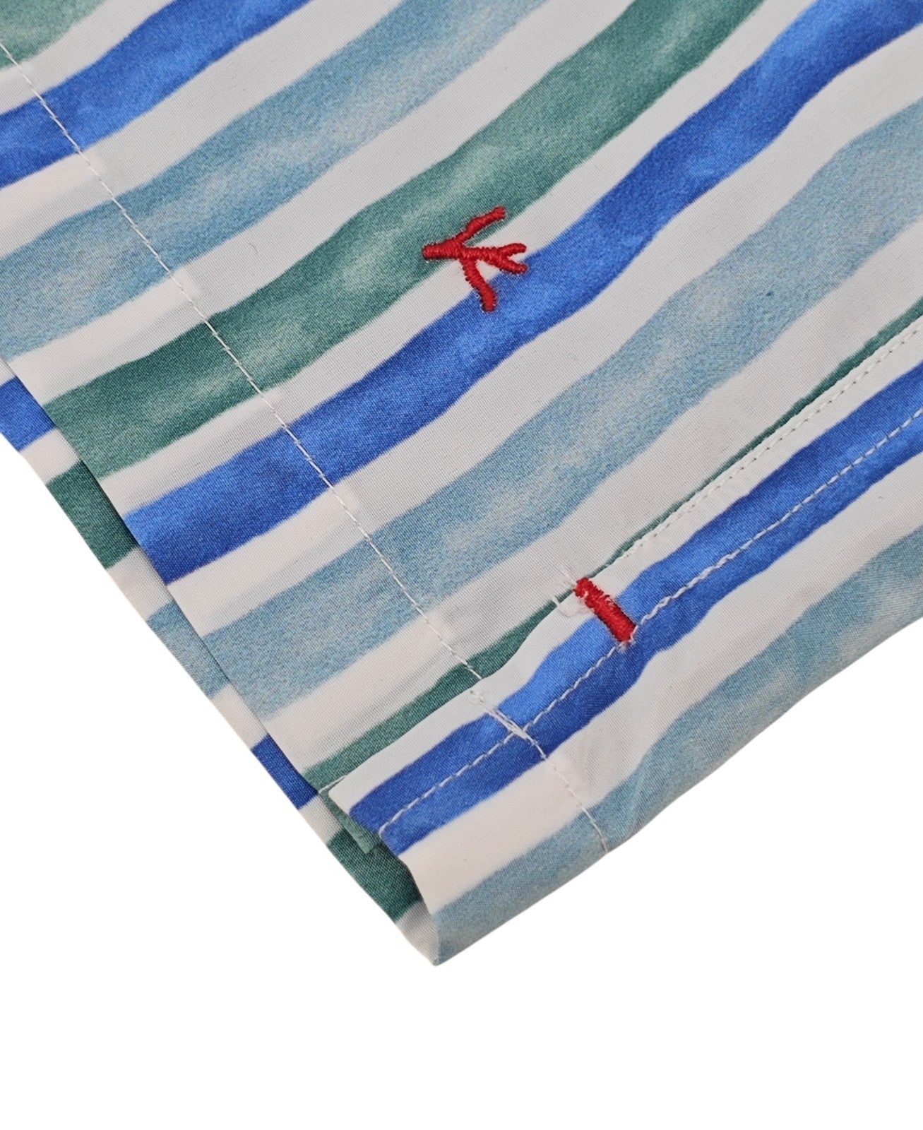 425$ ISAIA NAPOLI Striped Casalnuovo Swimsuit Swim Trunks Size XL