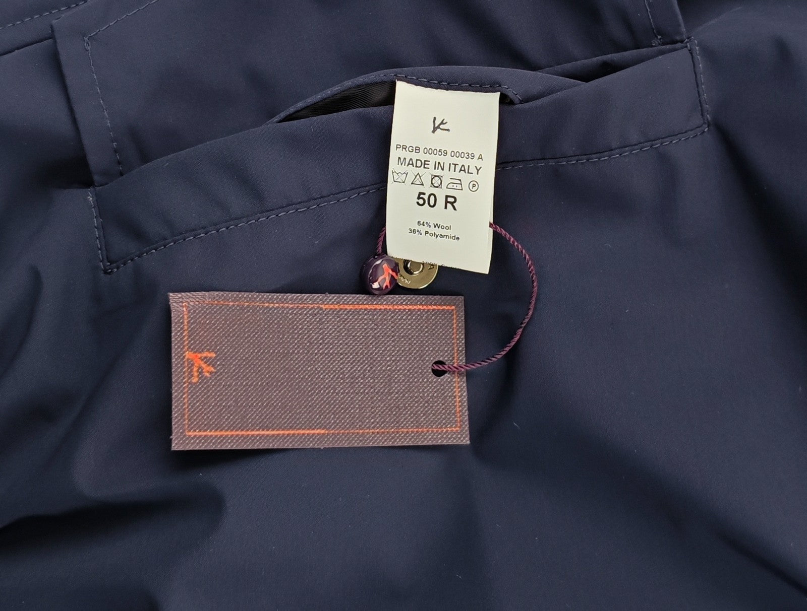 $3400 ISAIA NAPOLI Blue Reversible Hooded Bomber Jacket Wool Blend 40 US 50 EU