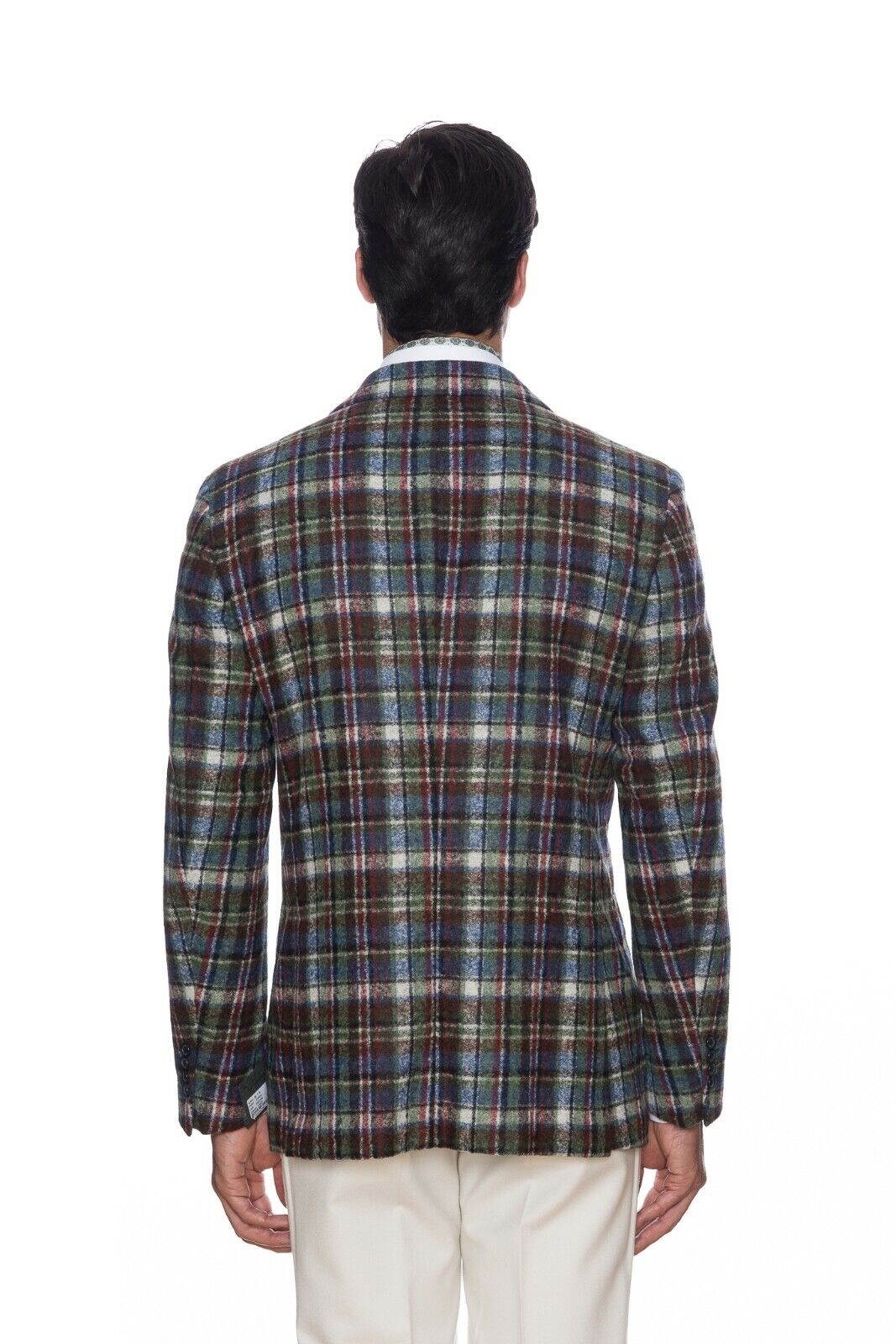 $2240 BELVEST Check Baby Alpaca Sport Jacket 40 US / 50 EU Drop 7R  F/W 2018