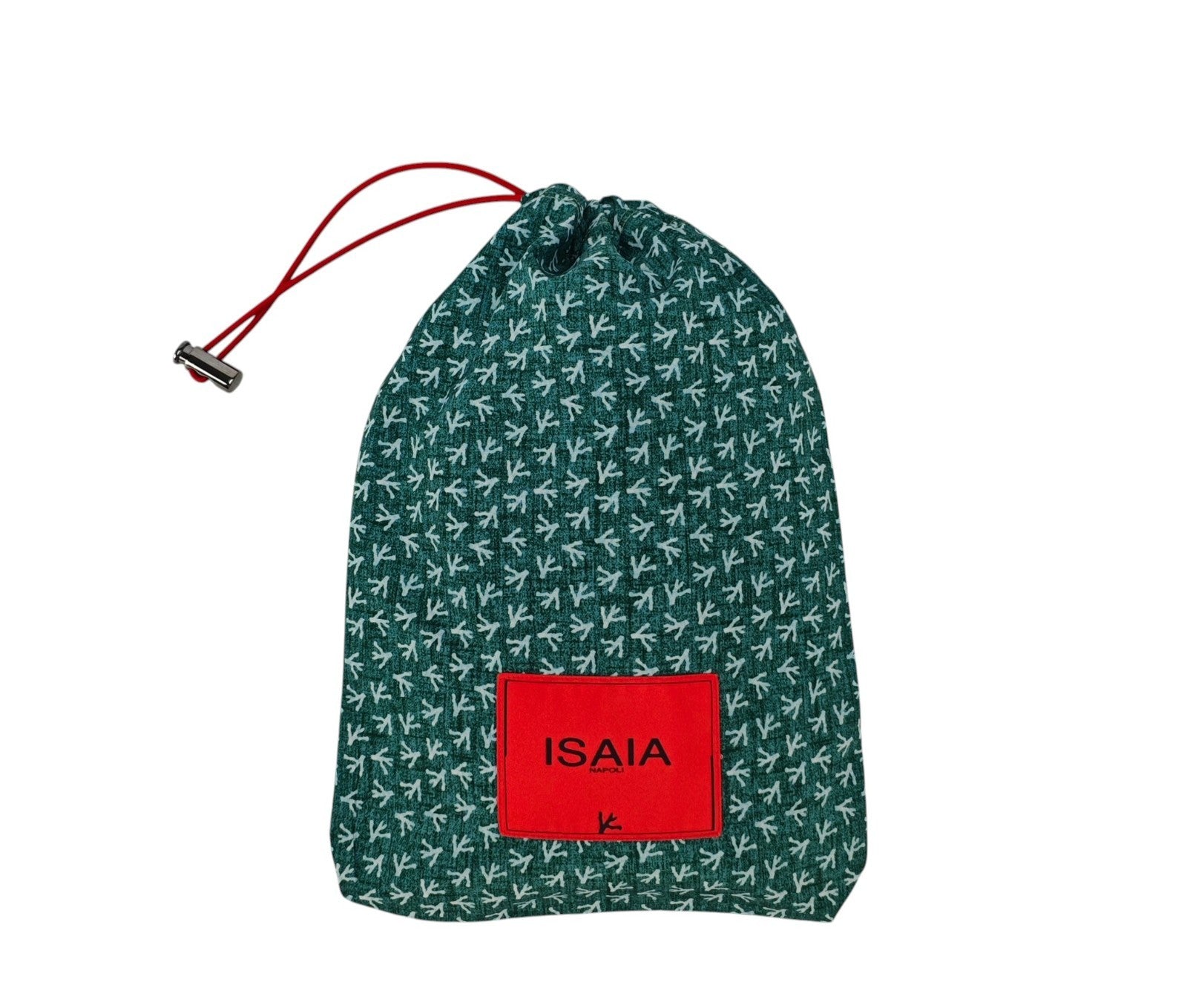 395$ ISAIA NAPOLI Blue Printed Swimsuit Swim Trunks whit Drawstring Waist
