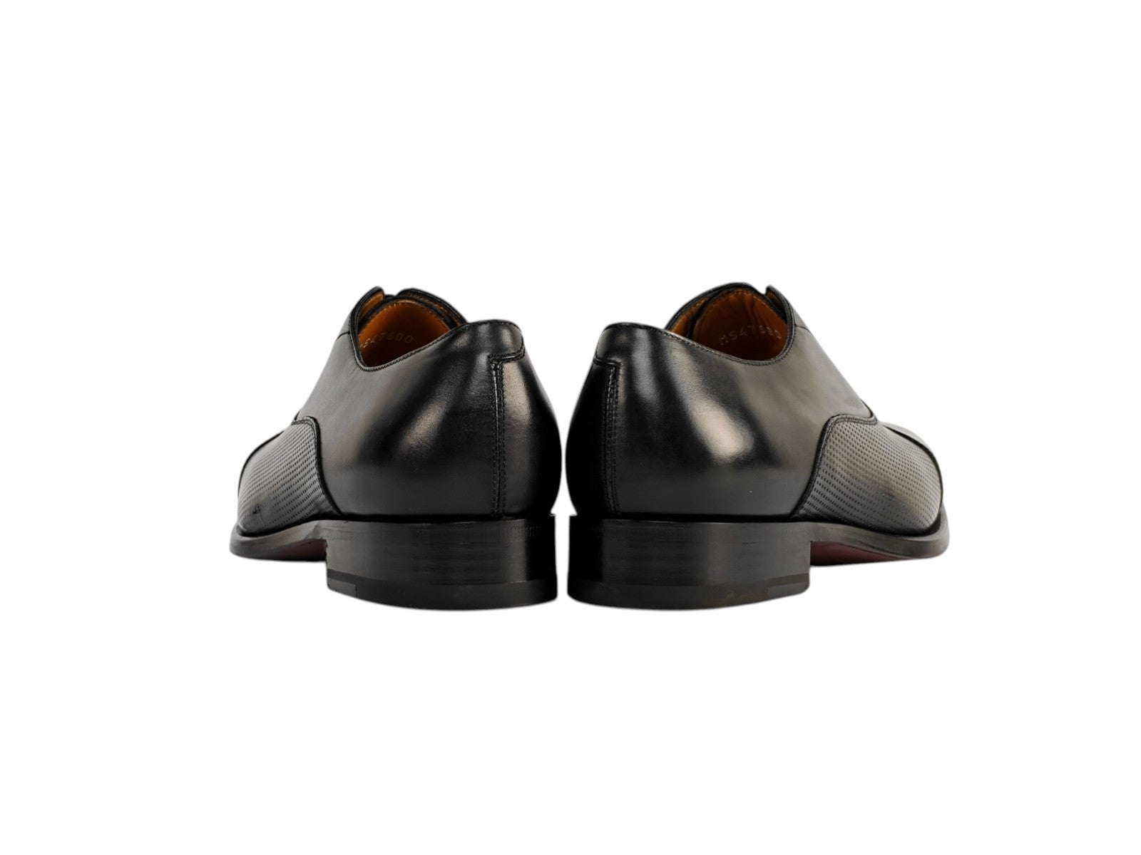 1200$ TESTONI 1929 Oxford Shoes Black Perforated Lux Calf 5 UK / 6 US / 39 IT