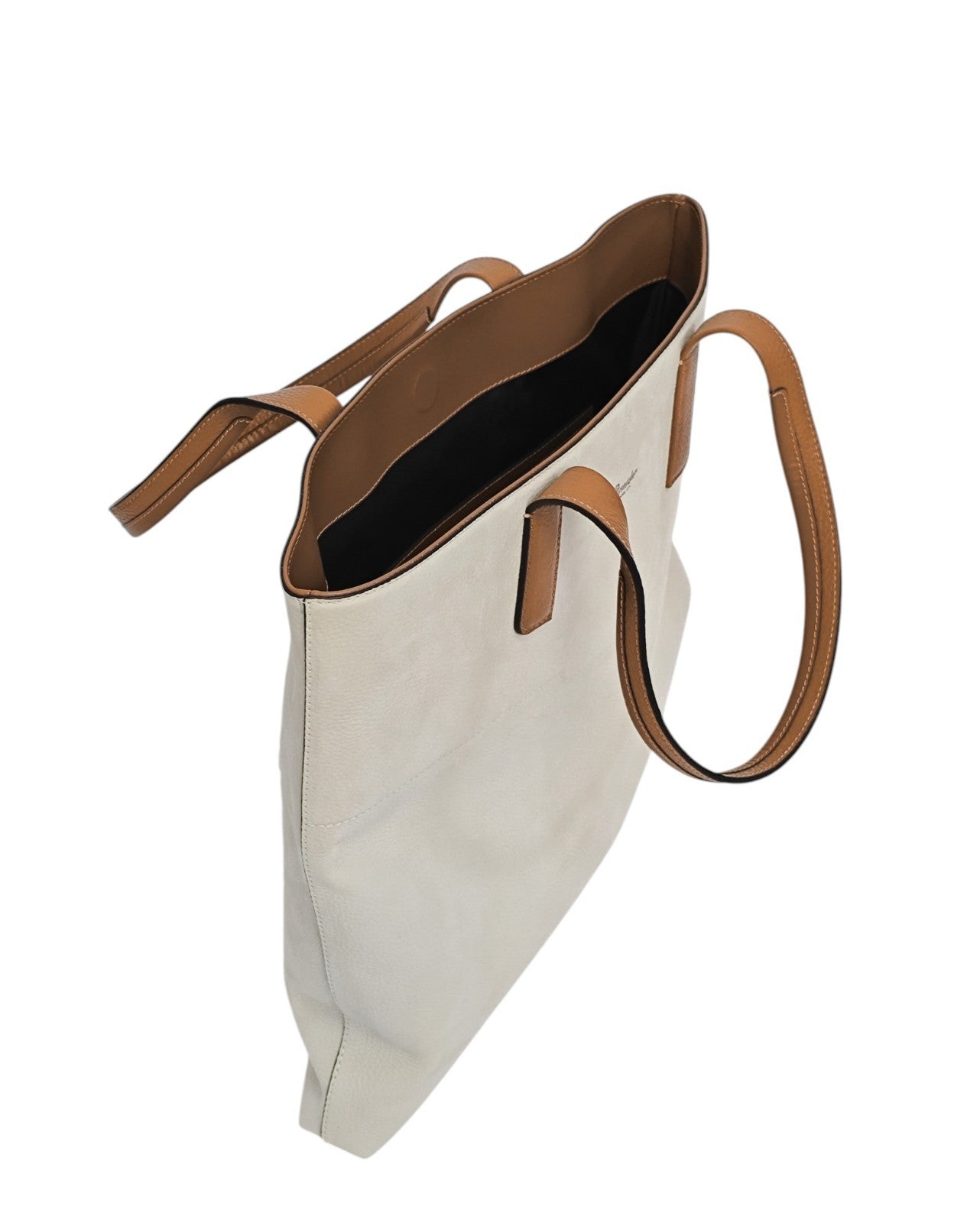 1420$ PINEIDER FIRENZE 1774 Handbag Tote Bag Work Nubuk Calf Sand