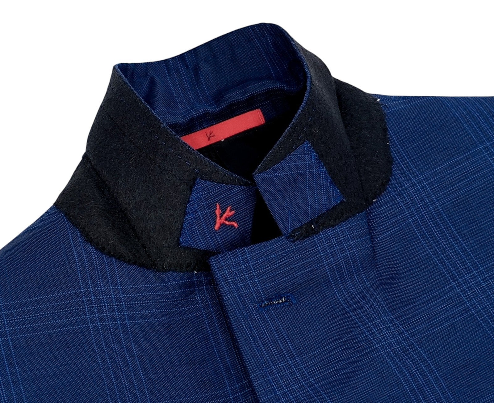 $4900 ISAIA NAPOLI "Capri" Blue Sport Coat Sea Cotton Island 40 US / 50 EU 8R