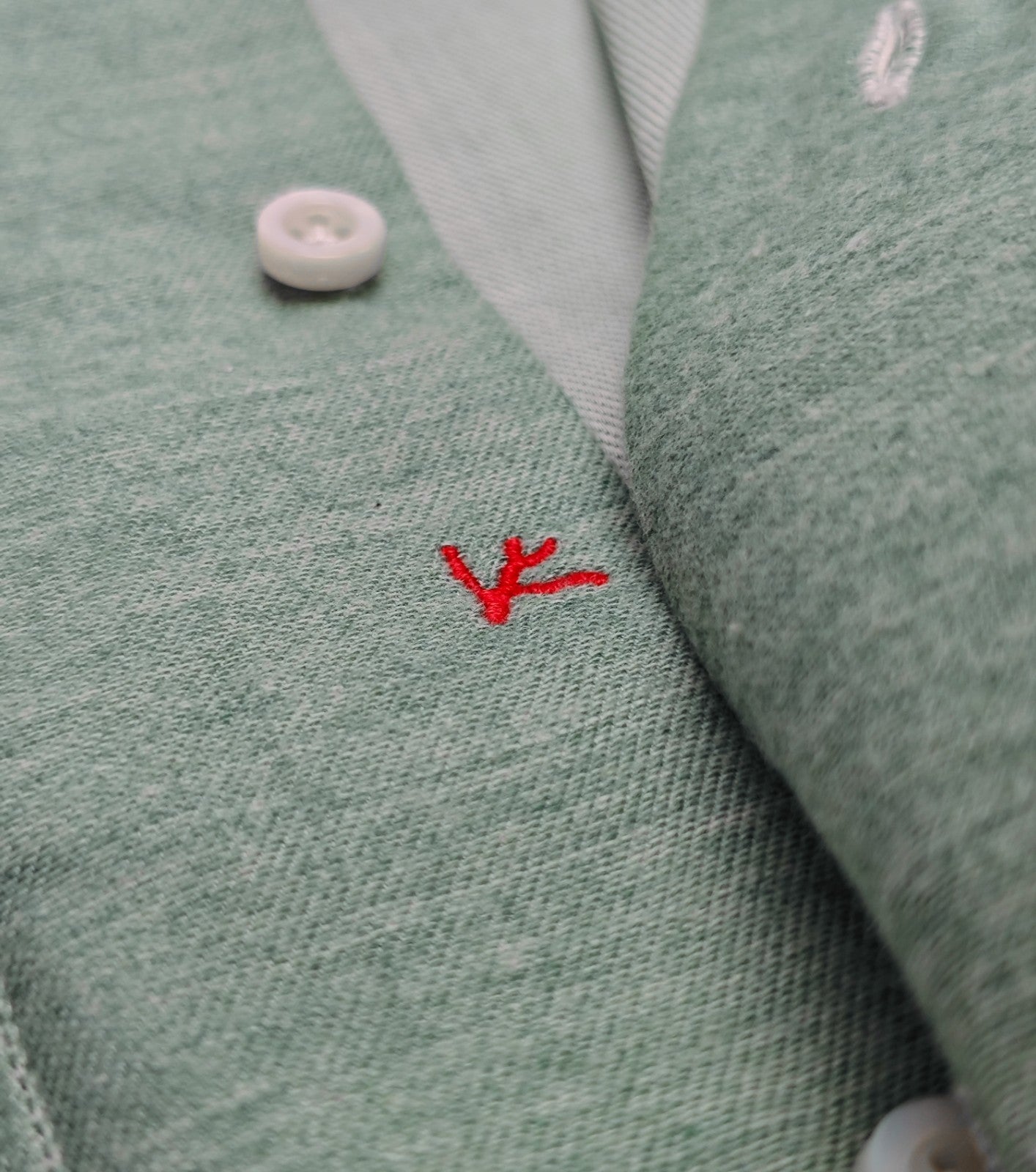 780$ ISAIA "Mix" Dress Shirt Aquamarine Cotton Cashmere Hand - Sewn 15.75 - 40