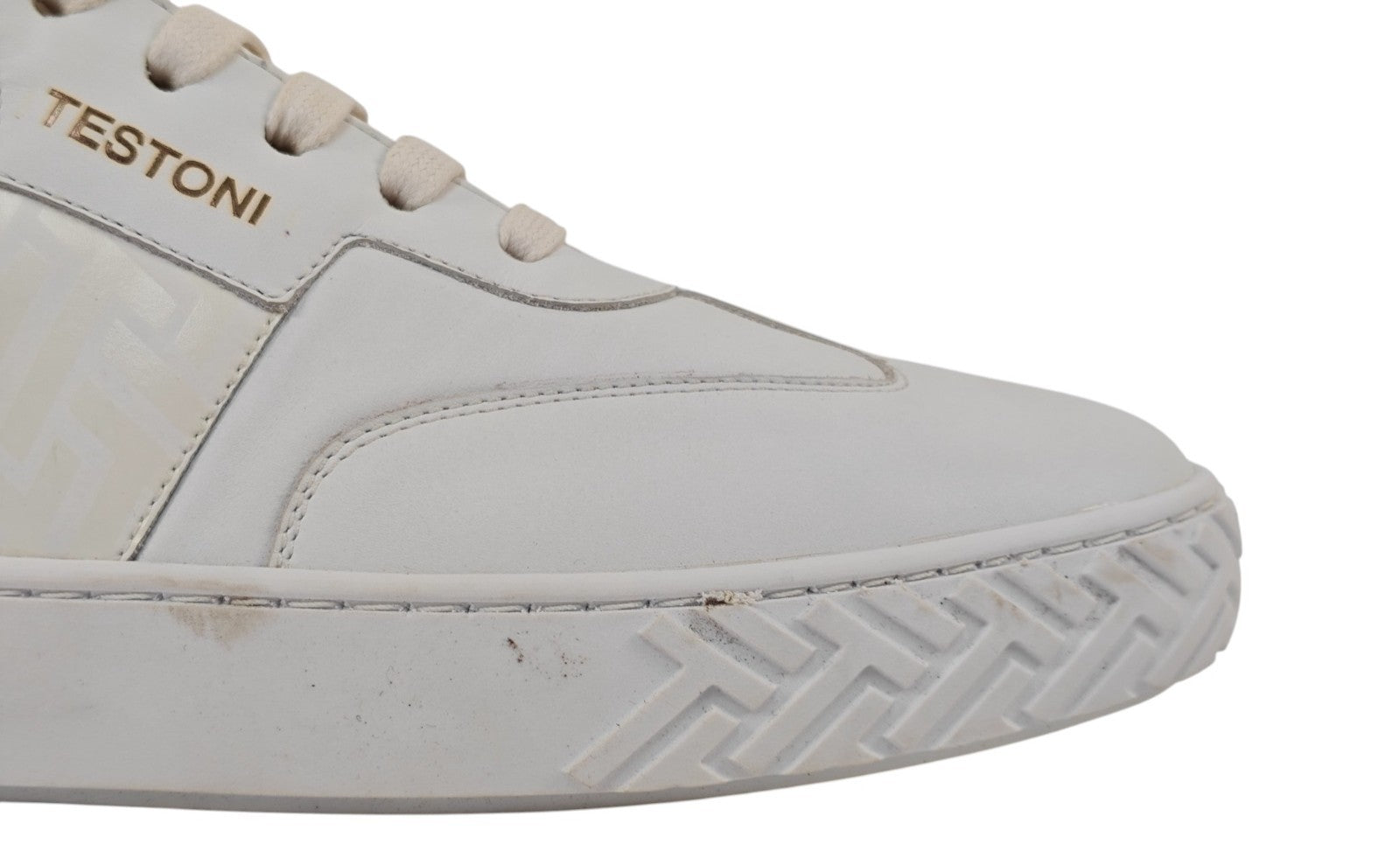 1100$ TESTONI Ravenna High Top Sneaker Nappa Leather 8 UK / 9  US / 42 IT