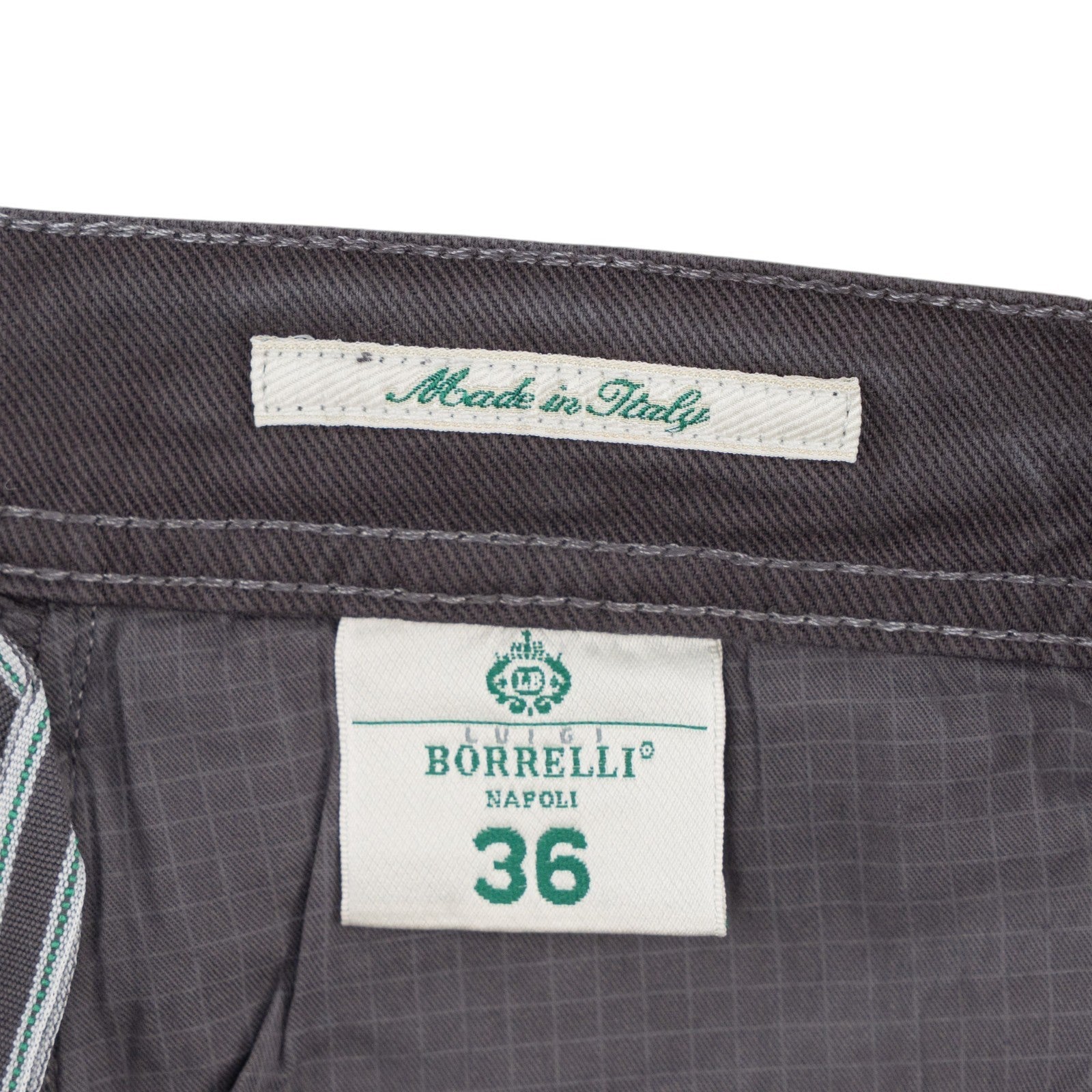 415$ LUIGI BORRELLI NAPOLI Washed Plum Denim Jeans Pant Cotton 36 US / 52 EU