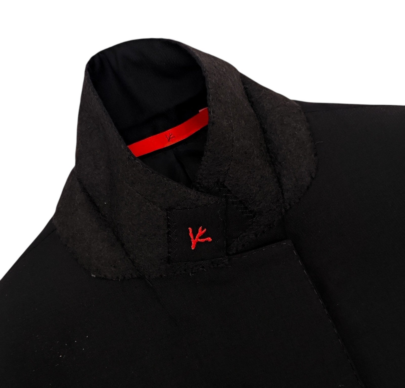 $6590 ISAIA NAPOLI "Procida" Black Suit Fine Wool 34 US / 44 EU 8R
