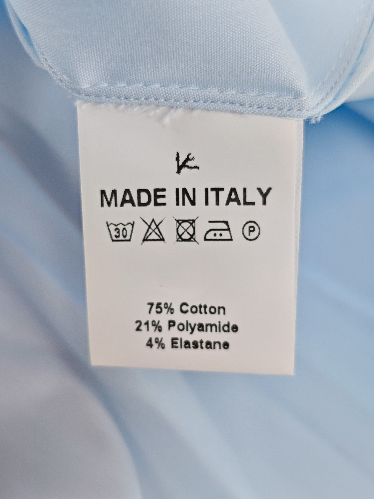 780$ ISAIA "Mix" Comfort Project Dress Shirt Light Blue Stretch Cotton 16 - 41