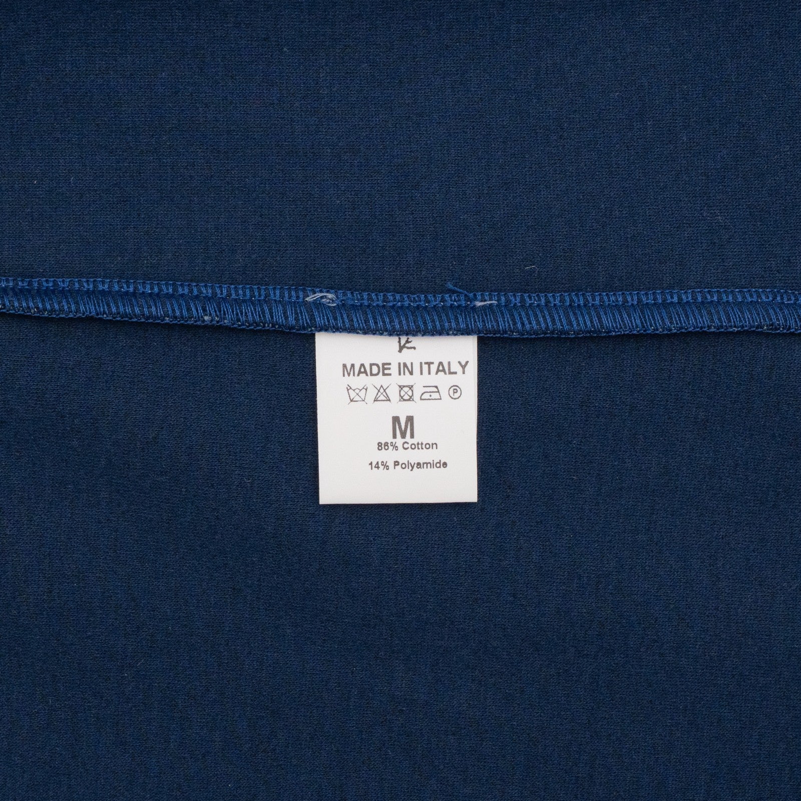 $1450 ISAIA NAPOLI Blue Full Zip Track Jacket Jersey Cotton Size M