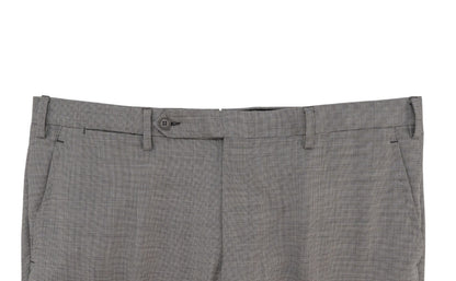 $2700 SARTORIA PARTENOPEA Total Hand-Sewn Suit Wool 140's Gray Houndstooth