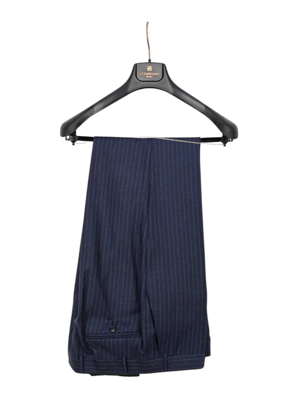 $1450 CORNELIANI Blue Striped Suit Wool / Cashmere 40 US / 50 EU  6R