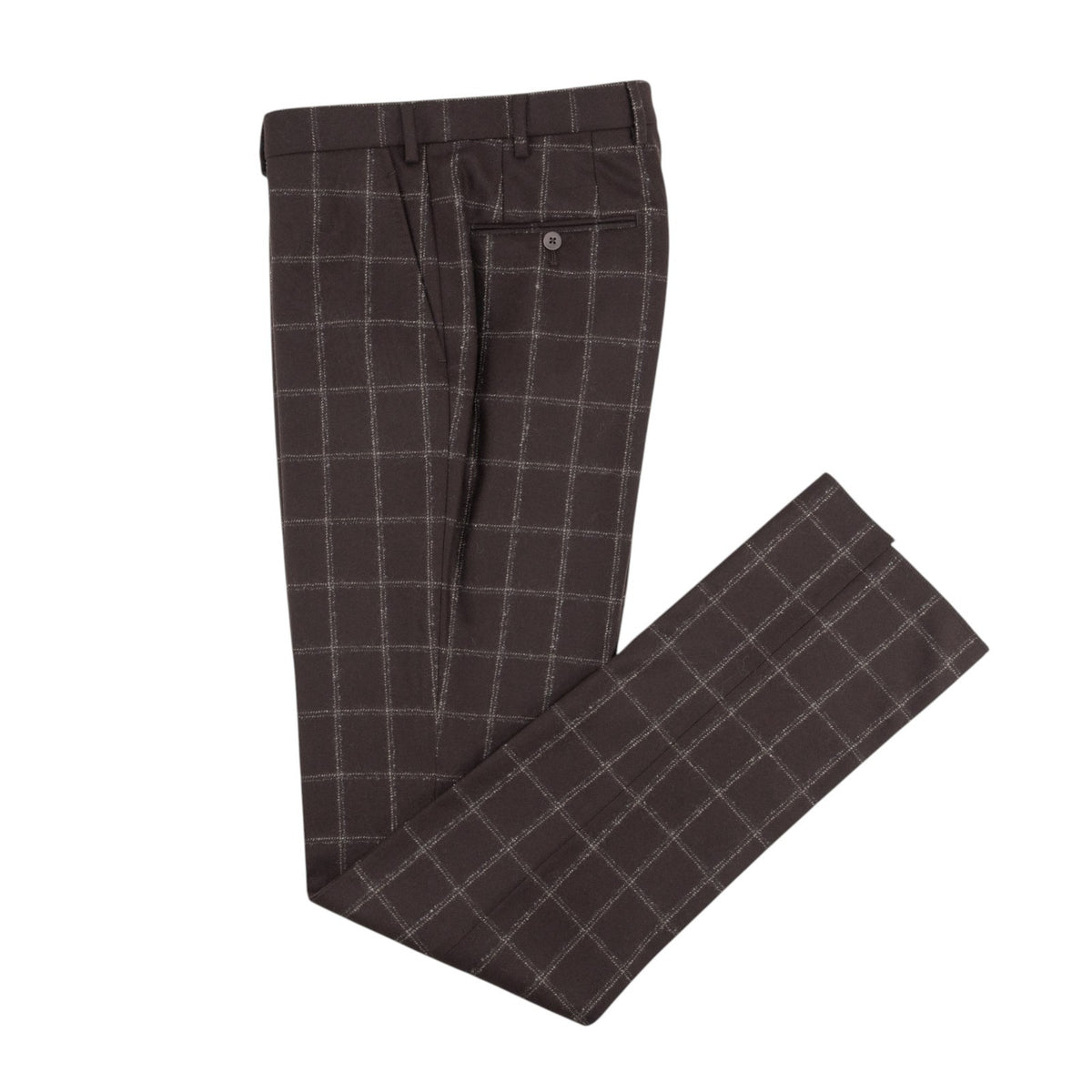 $6600 ISAIA "Gregorio" Dark Brown Hand-Sewn Suit Medium Wool 38 US / 48 EU 7R