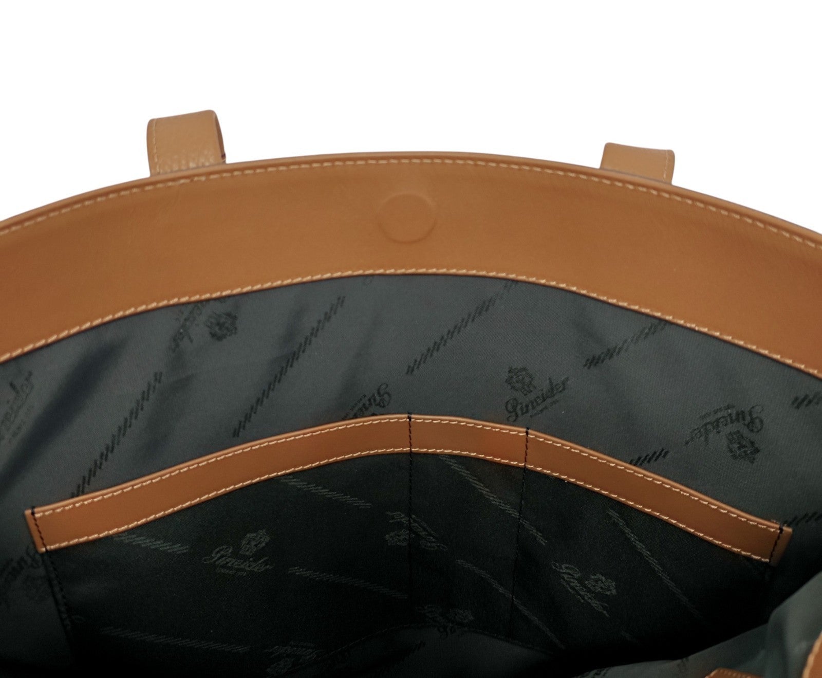 1420$ PINEIDER FIRENZE 1774 Handbag Tote Bag Work Nubuk Calf Sand