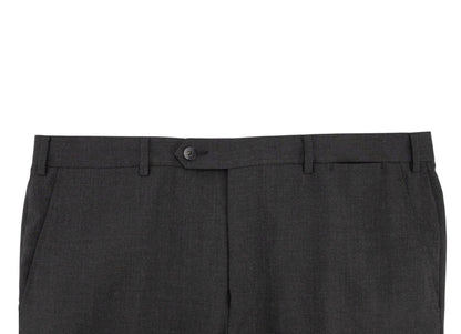 $2400 RAFFAELE CARUSO Dark Gray Suit Superfine Wool 110's 44 US 54 EU
