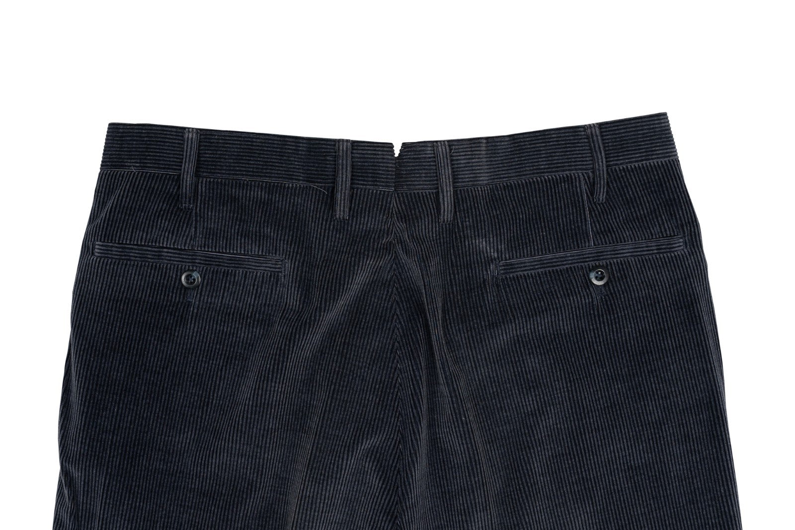 625$ RUBINACCI NAPOLI "Luca" Gray Ice Cotton Corduroy Trouser Pant