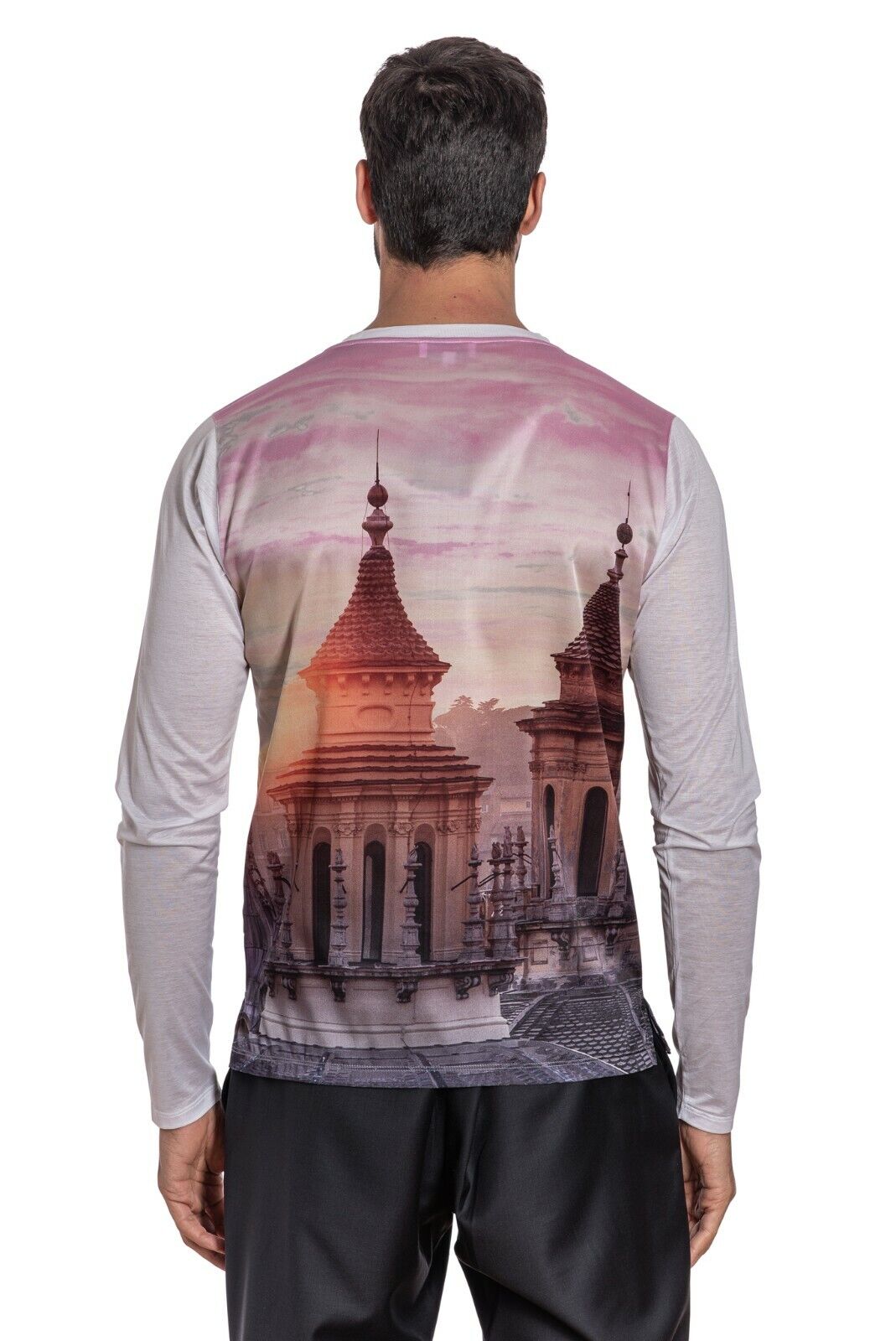 1400$ GERLIN T-Shirt 100% Silk & Cotton Lisle "SAN PIETRO" Size M BIJAN