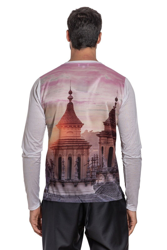 1400$ GERLIN T-Shirt 100% Silk & Cotton Lisle "SAN PIETRO" Size M BIJAN