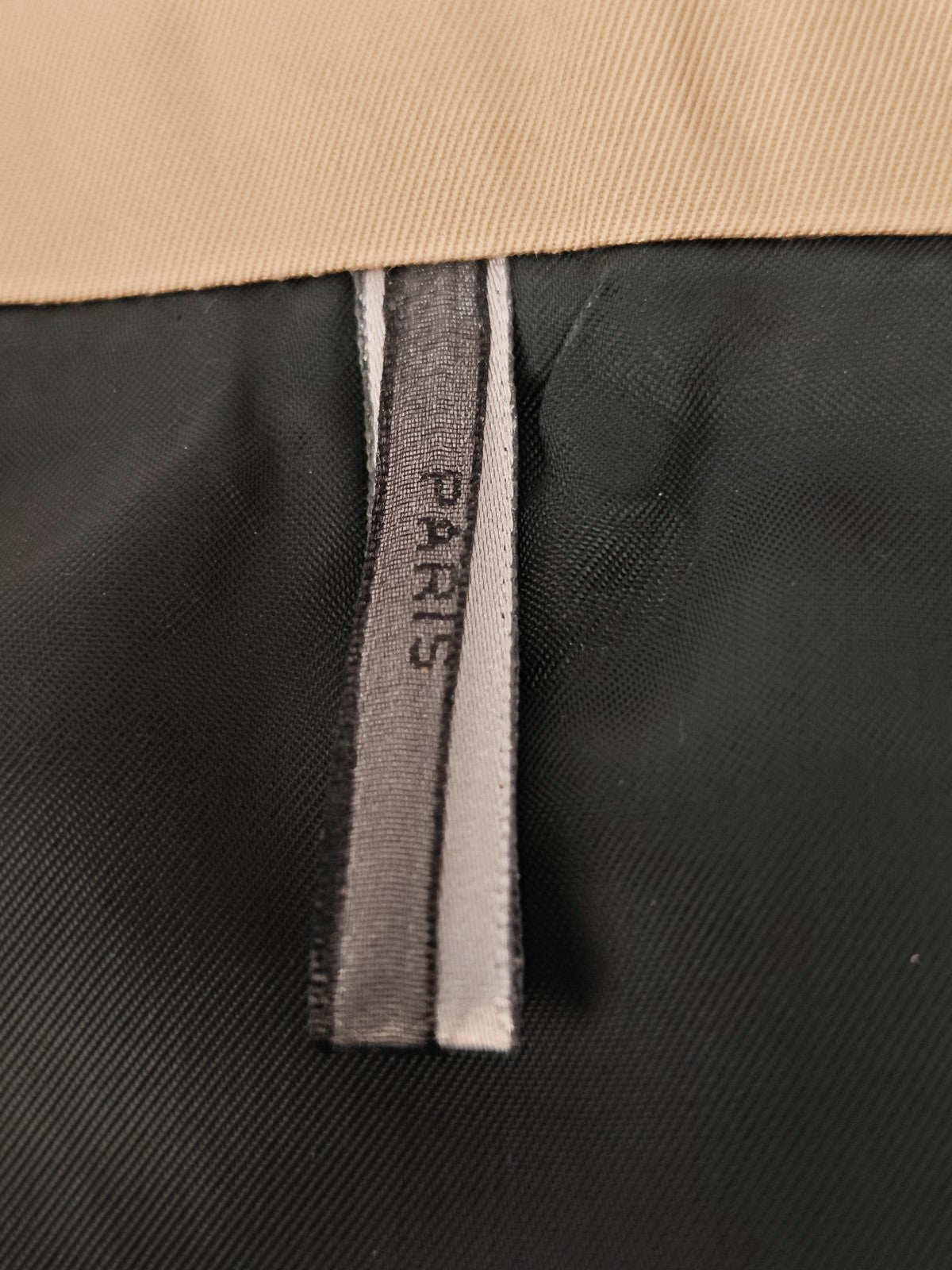 DIOR PARIS Beige Cotton 2 Buttons Suit Runway Style Long Lapel Made in Italy