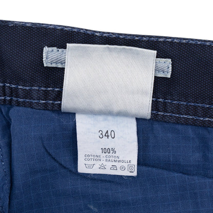 415$ LUIGI BORRELLI NAPOLI Blue Navy Denim Jeans Pant Cotton 35 US / 51  EU