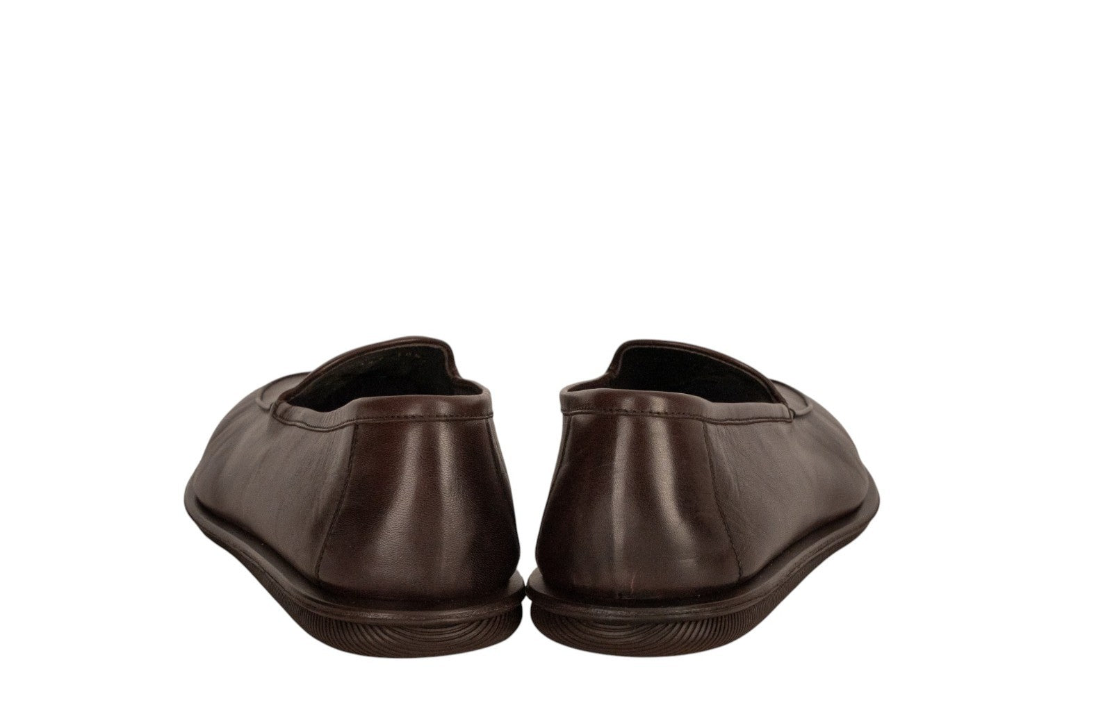 900$ GIORGIO ARMANI Shoes Sneakers Logo Espresso Leather 10.5 UK 11.5 US 44.5 IT