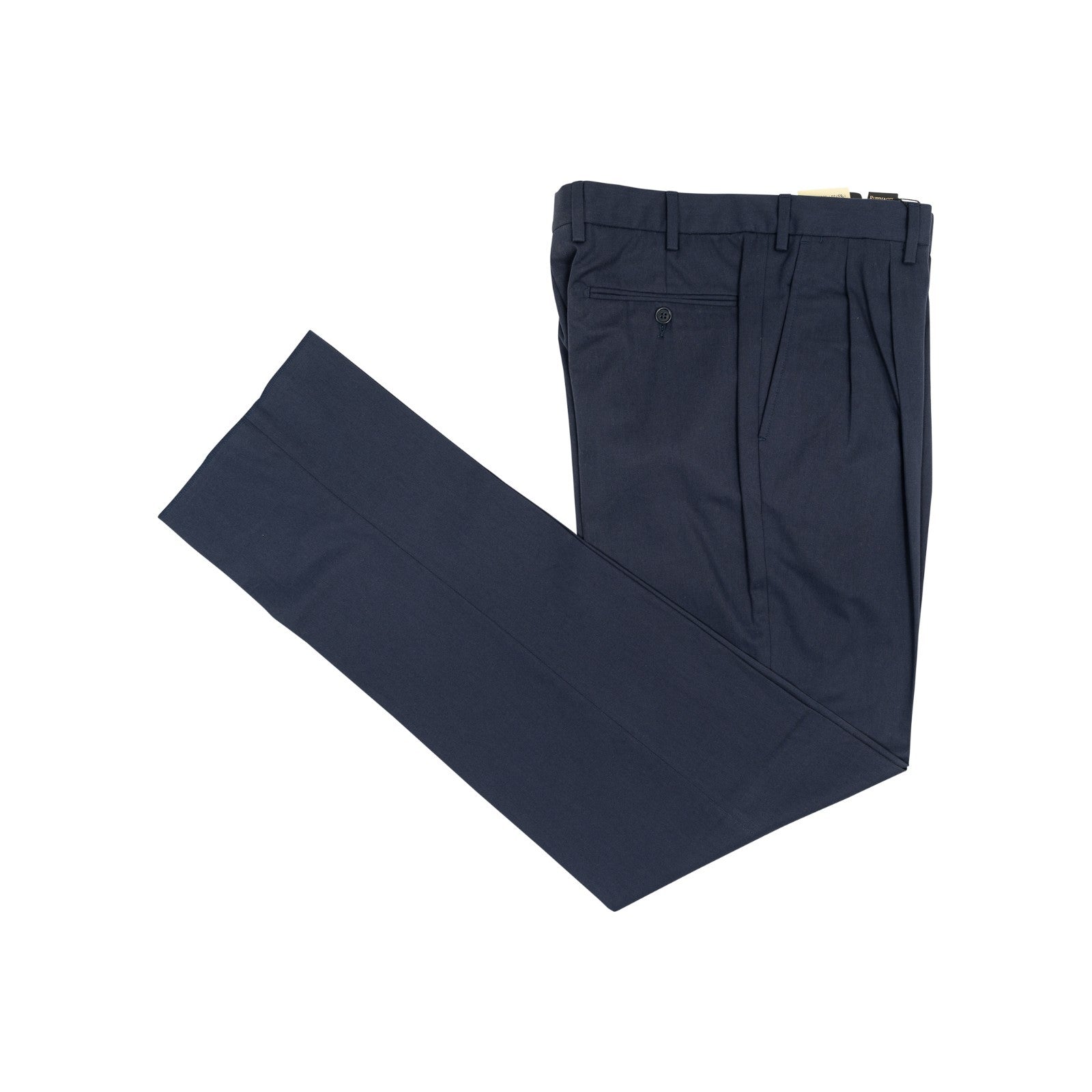 550$ RUBINACCI NAPOLI Blue Navy Cotton Trouser Pant 32 US / 48 EU Made in Napoli