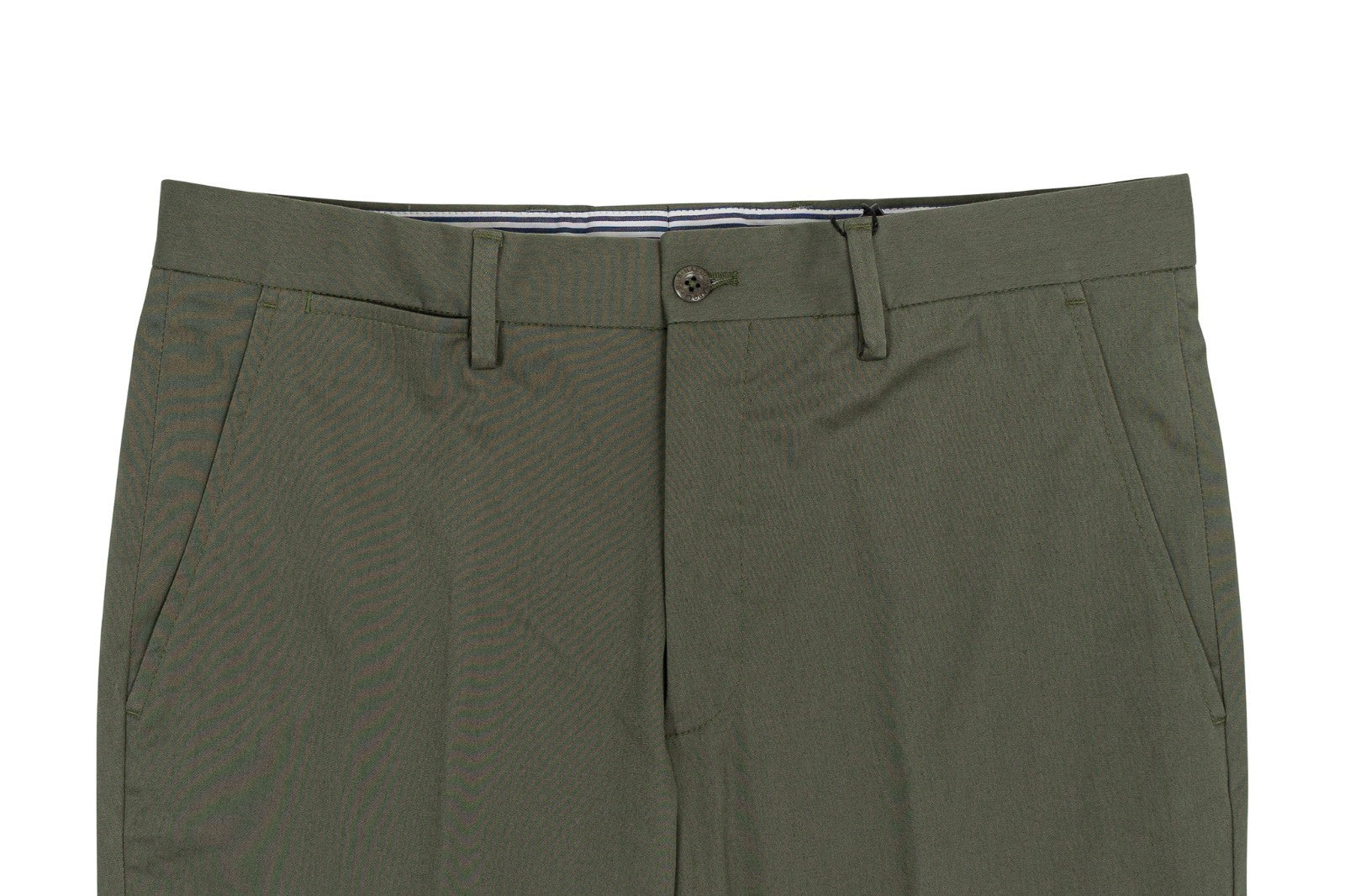 550$ RUBINACCI NAPOLI Green Cotton Trouser Pant 32 US / 48 EU Made in Napoli