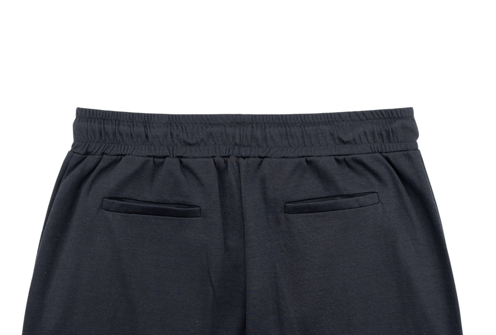 1200$ ISAIA NAPOLI Blue Navy Drawstring Track Pant Jersey Cotton Size L