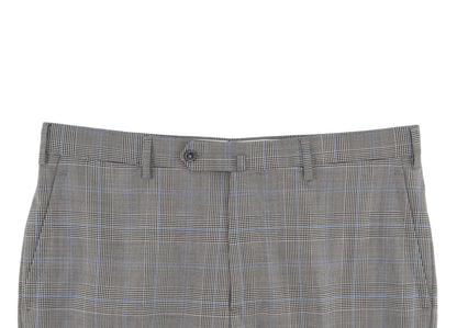 $6550 ISAIA NAPOLI "Base 5" Gray Suit Fine Wool Prince of Wales 42 US / 52 EU 7R
