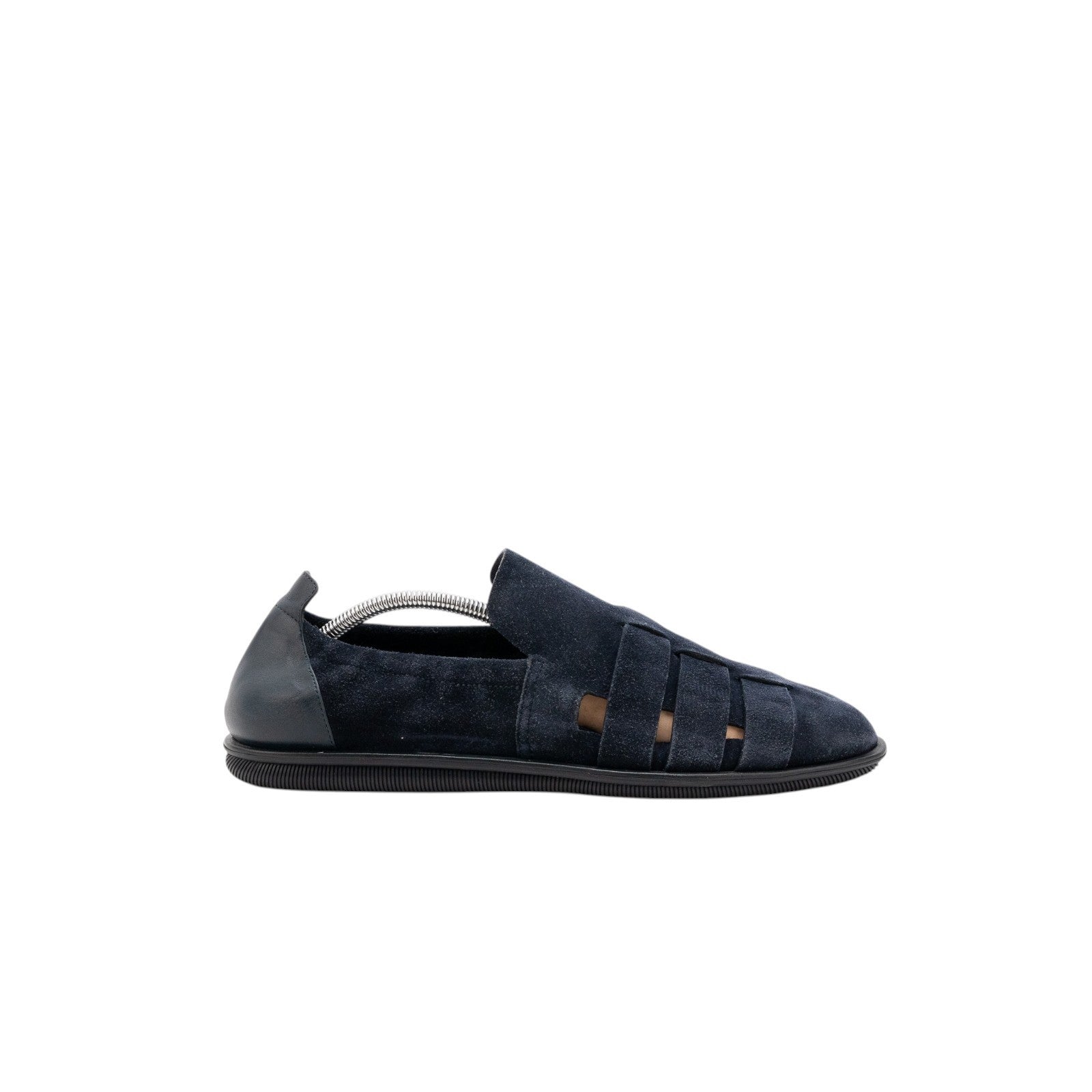 1200$ GIORGIO ARMANI Fisherman Shoes Sandals Blue Suede 9 UK / 10 US / 43 IT