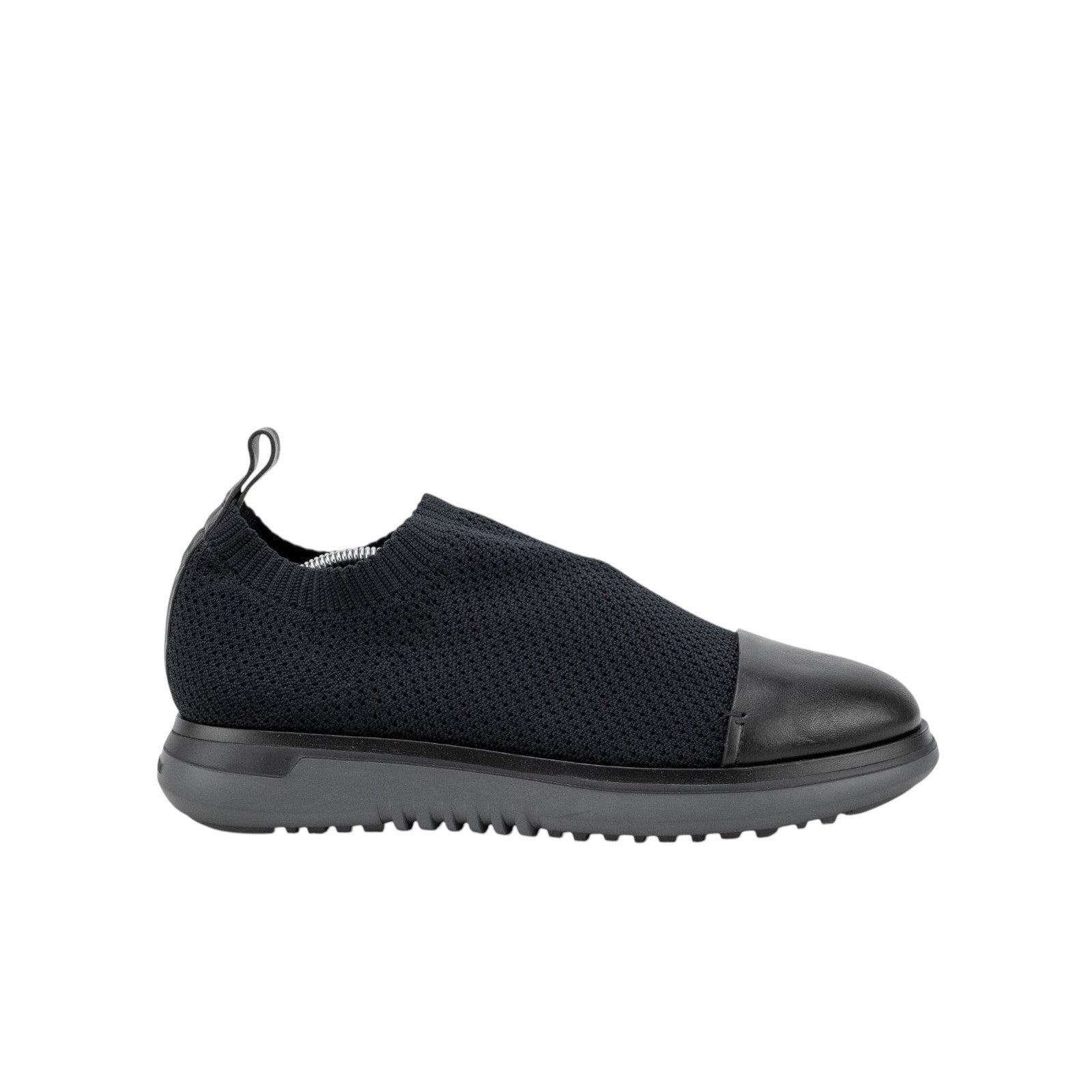 920$ GIORGIO ARMANI Shoes Slip on Sneakers Blue Tech + Leather 10 UK 11 US 44 IT