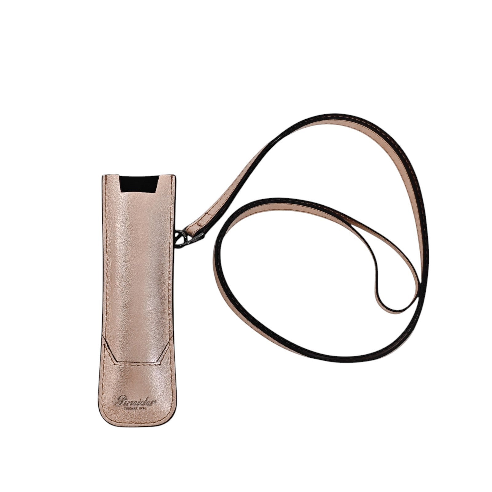 150$ PINEIDER FIRENZE 1774 "Metro Smooth" Pen Holder Calf Laminated Rose