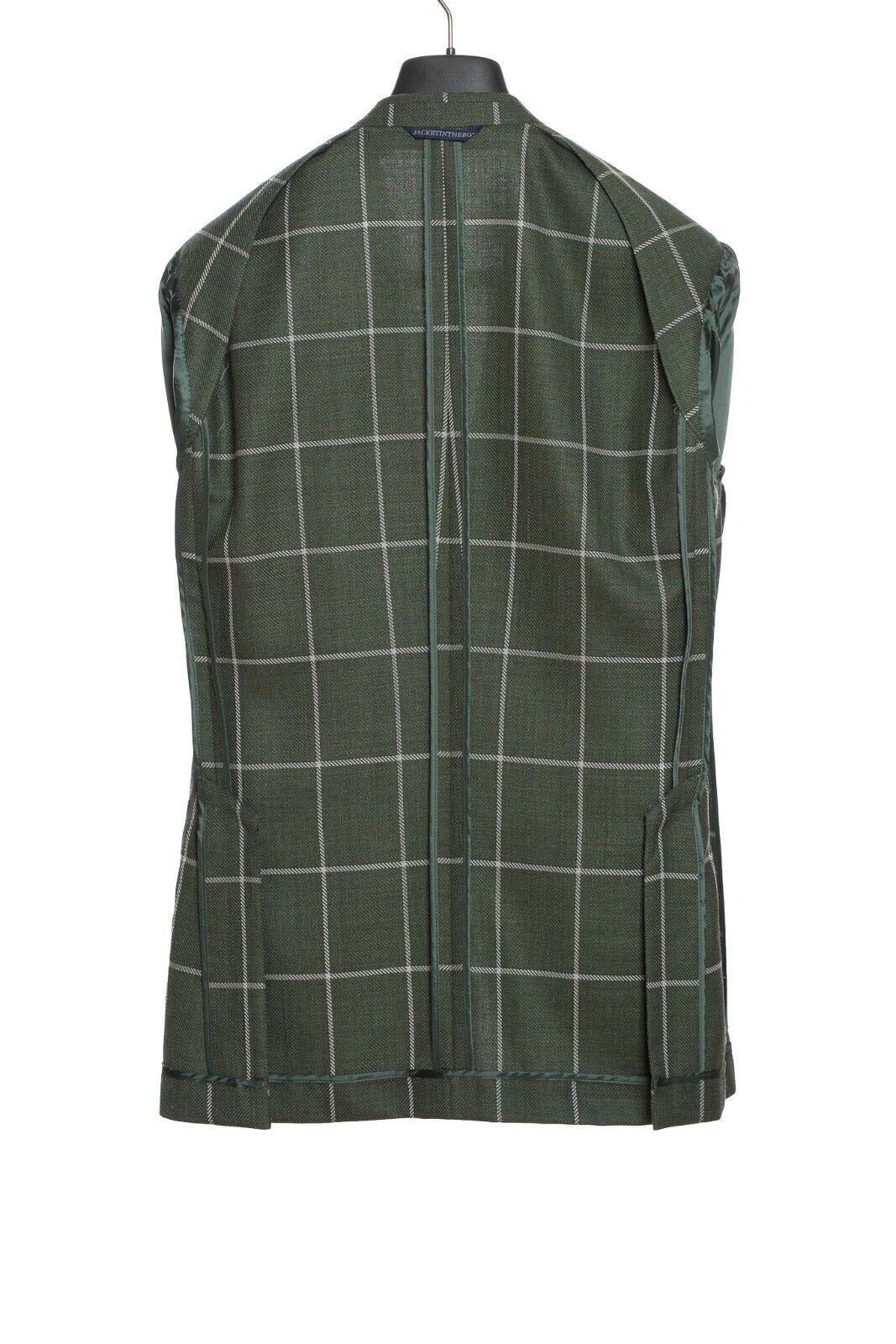 2100$ BELVEST Jacket Dark Green Checks Light Wool Drop 7 JACKETINTHEBOX Edition