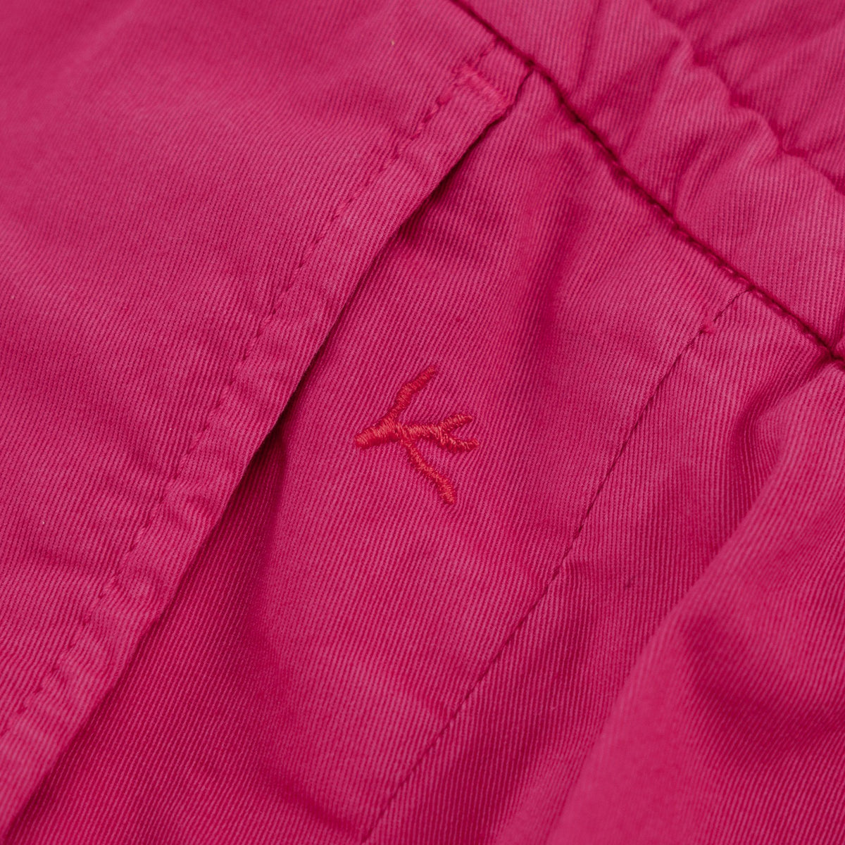 1100$ ISAIA NAPOLI Magenta Drawstring Trouser Pant Cotton 36 US / 52 EU