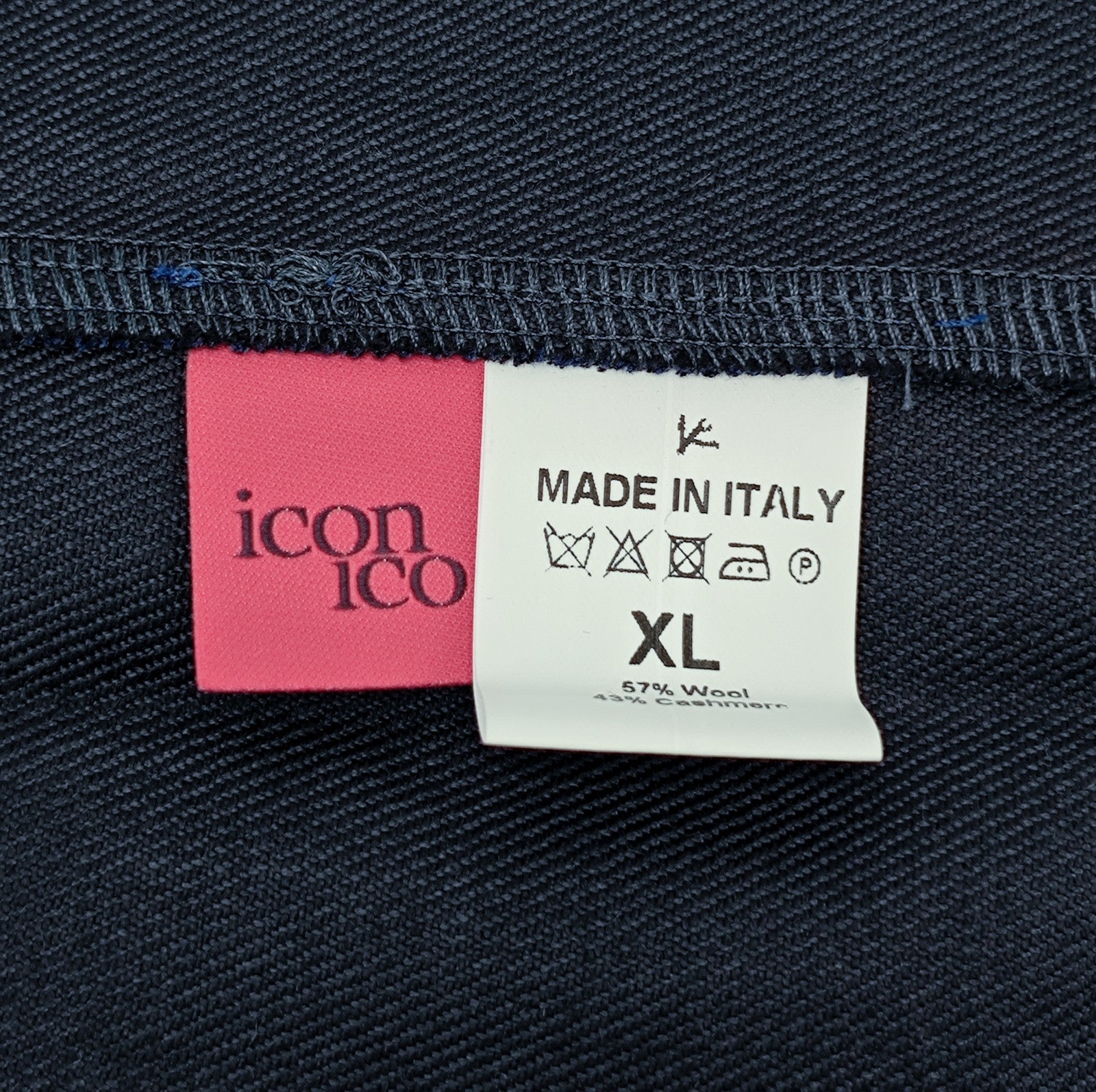 $1850 ISAIA NAPOLI Blue Hand-Sewn Overshirt Jacket Wool - Cashmere  Size XL