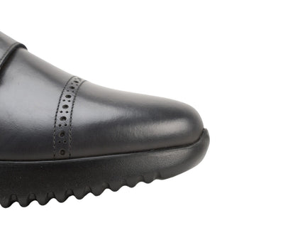1100$ TESTONI Riace Double Monk Shoes Burnished Calf  Taupe 8 UK / 9 US / 42 IT