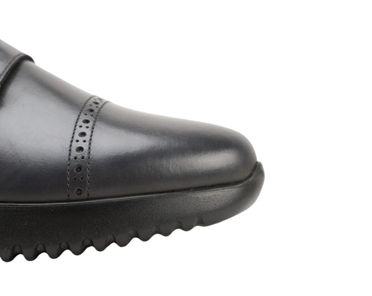 1100$ TESTONI Riace Double Monk Shoes Burnished Calf  Taupe 8 UK / 9 US / 42 IT