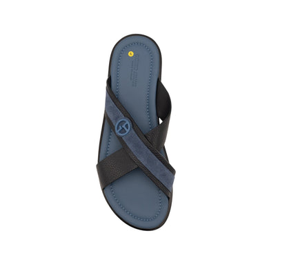 970$ GIORGIO ARMANI Sandals Shoes Ocean Blue Suede Leather 9 UK / 10 US / 43 IT