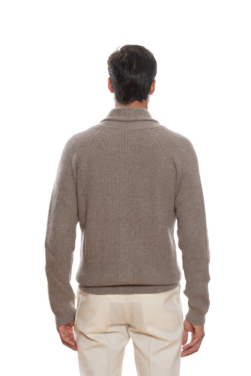 850$ DELLA CIANA CASHMERE Wool Merinos Superior / Cashmere Cardigan 40 US  50 EU