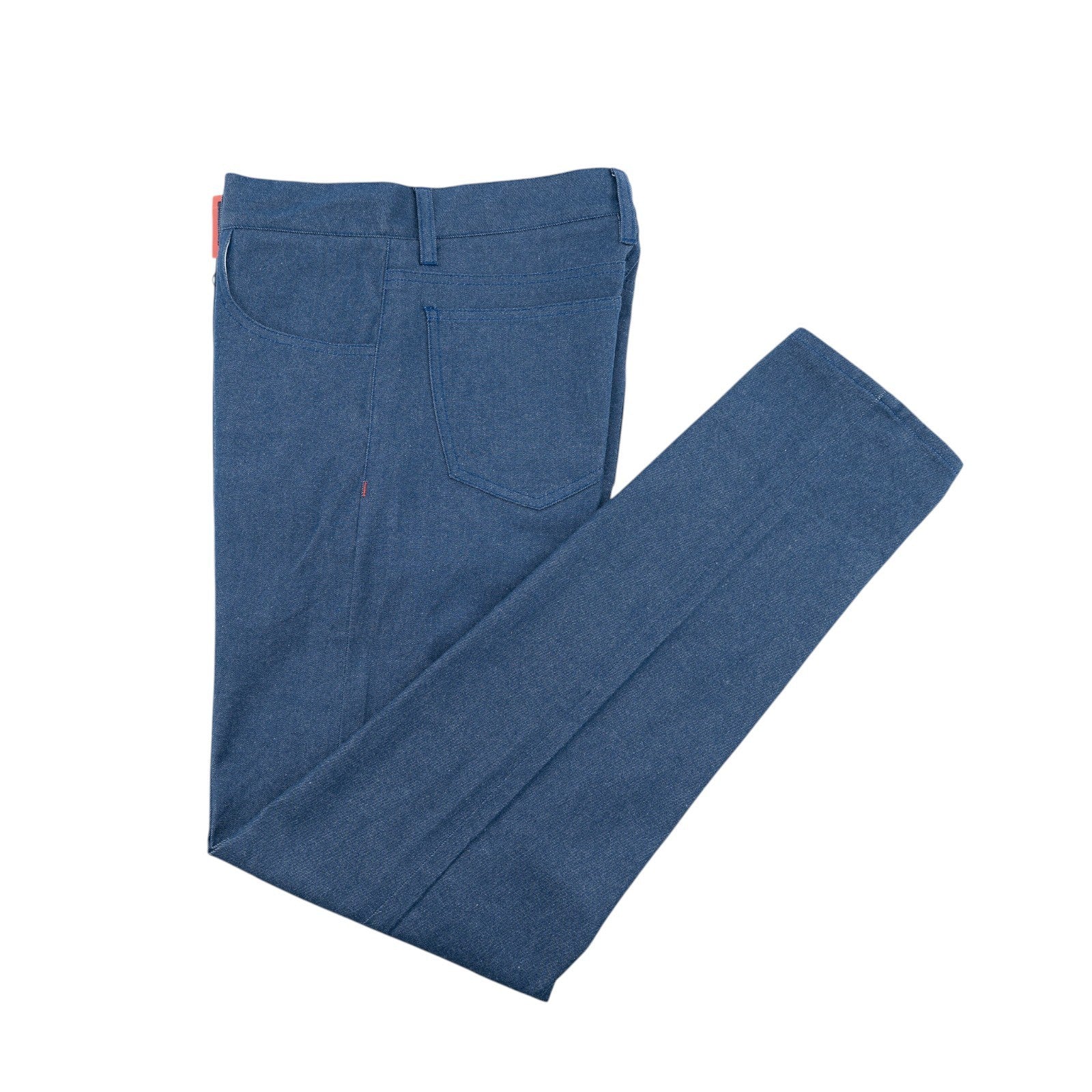 750$ ISAIA NAPOLI Blue 5 Pockets Casual Pant Comfort Cotton 32 US / 48 EU R