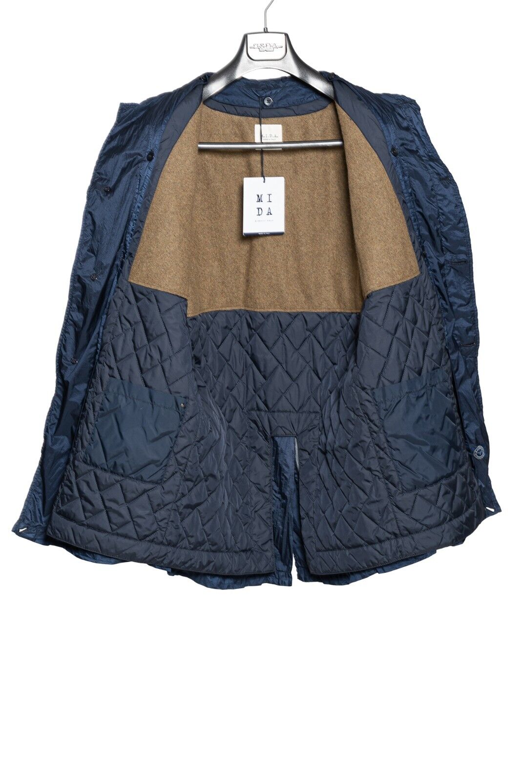 680$ MI.DA TOKYO-FIRENZE Trench Coat Japan Fabric Removable Lining 36 US / 46 EU