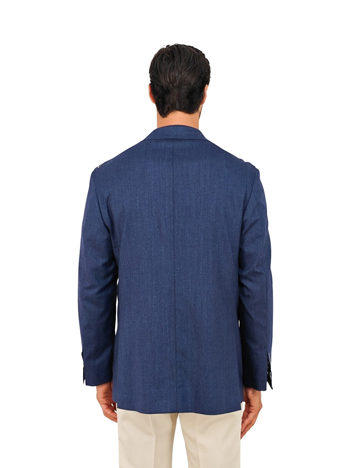 $2150 RUBINACCI NAPOLI Blue Jacket Sport Coat Wool Cashmere Silk 42 US / 52 EU