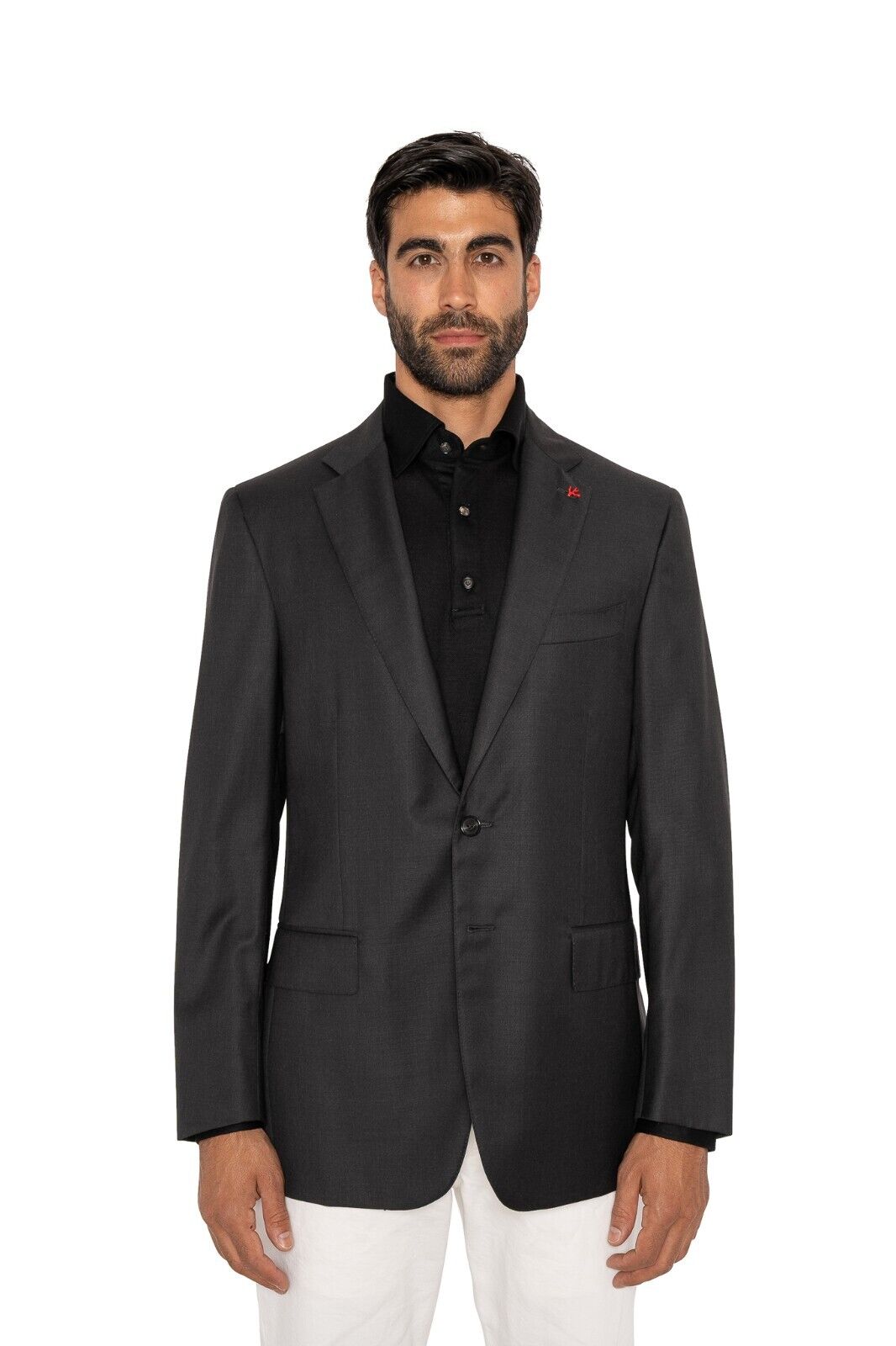 $5200 ISAIA NAPOLI "Aquaspider" Gray Sport Coat Wool 130's  42 US / 52 EU 8R