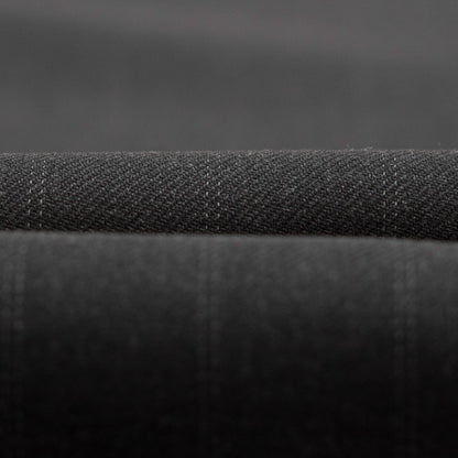 $6850 ISAIA NAPOLI "Gregorio" Dark Gray Suit Hand-Sewn Fine Wool Striped