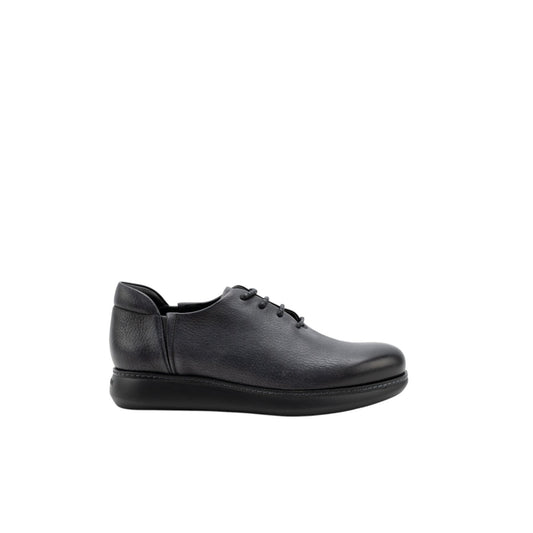 $1150 GIORGIO ARMANI Derby Sneakers Shoes buffered Black 6.5 UK  7.5 US  40.5 IT
