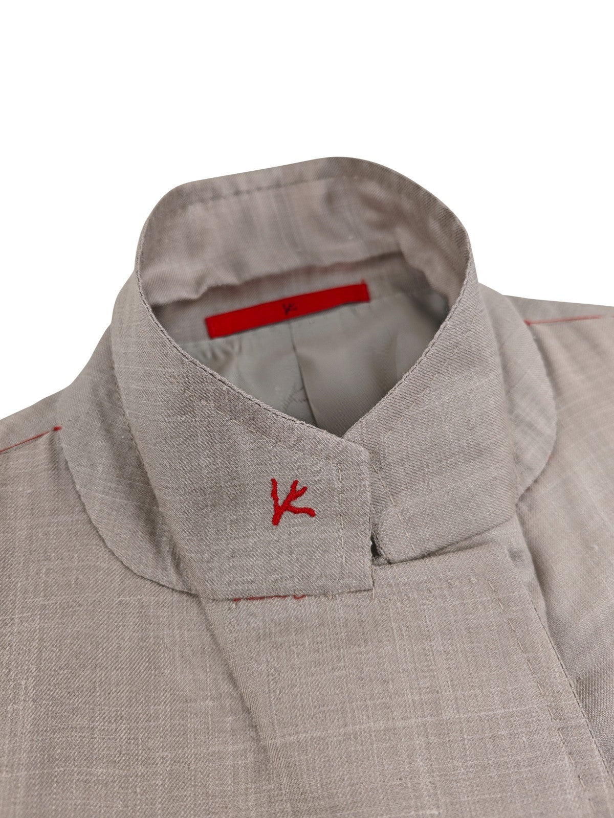 $5400 ISAIA NAPOLI Beige Jacket Sport Coat Cashmere Silk Linen 42 US 52 EU 8L